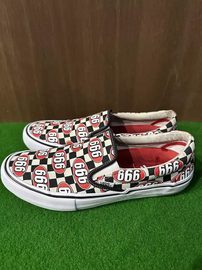 RARE Chaussures à enfiler homme Supreme Vans 666 pointure 11 29 cm