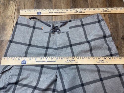Quicksilver Boardshorts Herren 34 grau Waterman kariert Surf Strand Badehose - Bild 13 von 16