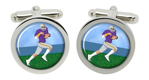 American Football Cufflinks in Chrome Box | eBay Australia