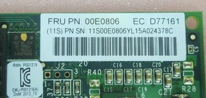 IBM / Emulex LPE12002 PCIe x8 Dual Port 8Gb HBA Host Bus Adapter 00E0806 +2x SFP - Image 4 of 4