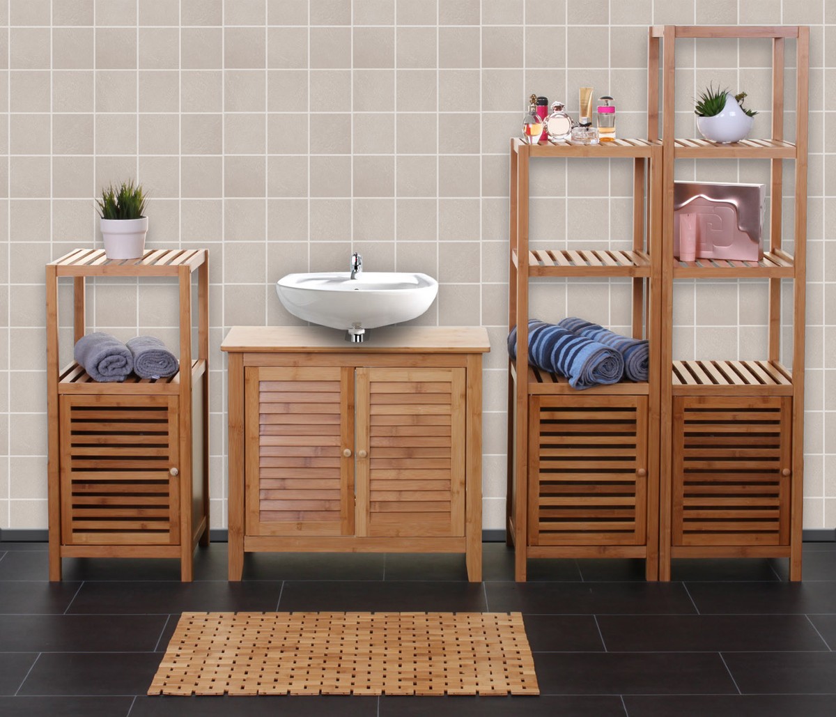bambus haken Kräuterkrone, 12 Haken, Bambus – Macosa Home