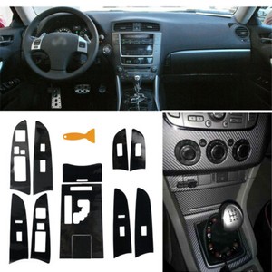 For Lexus Is300 Is250 06 11 Carbon Fiber Interior Decal Sticker Panel Cover Trim Ebay