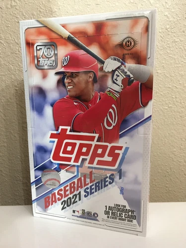 2021 Topps Series 1 Baseball Hobby Box_Brand New Factory Sealed_1 Auto or Relic!