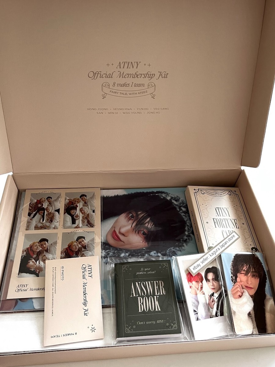 ATEEZ ATINY 4th FC Fan Club Membership Kit Full Set Unused