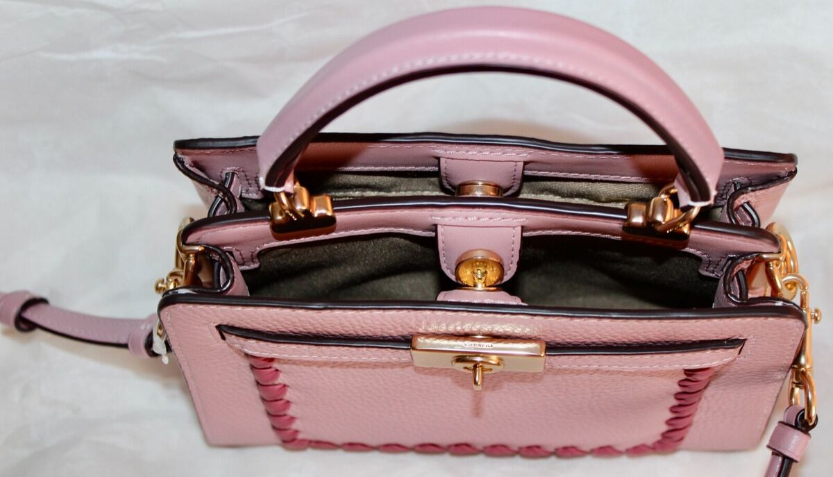 NWT COACH CA077 MINI LANE TOP HANDLE WITH WHIPSTITCH LEATHER NWT COACH CA077 MINI LANE TOP HANDLE WITH WHIPSTITCH LEATHER