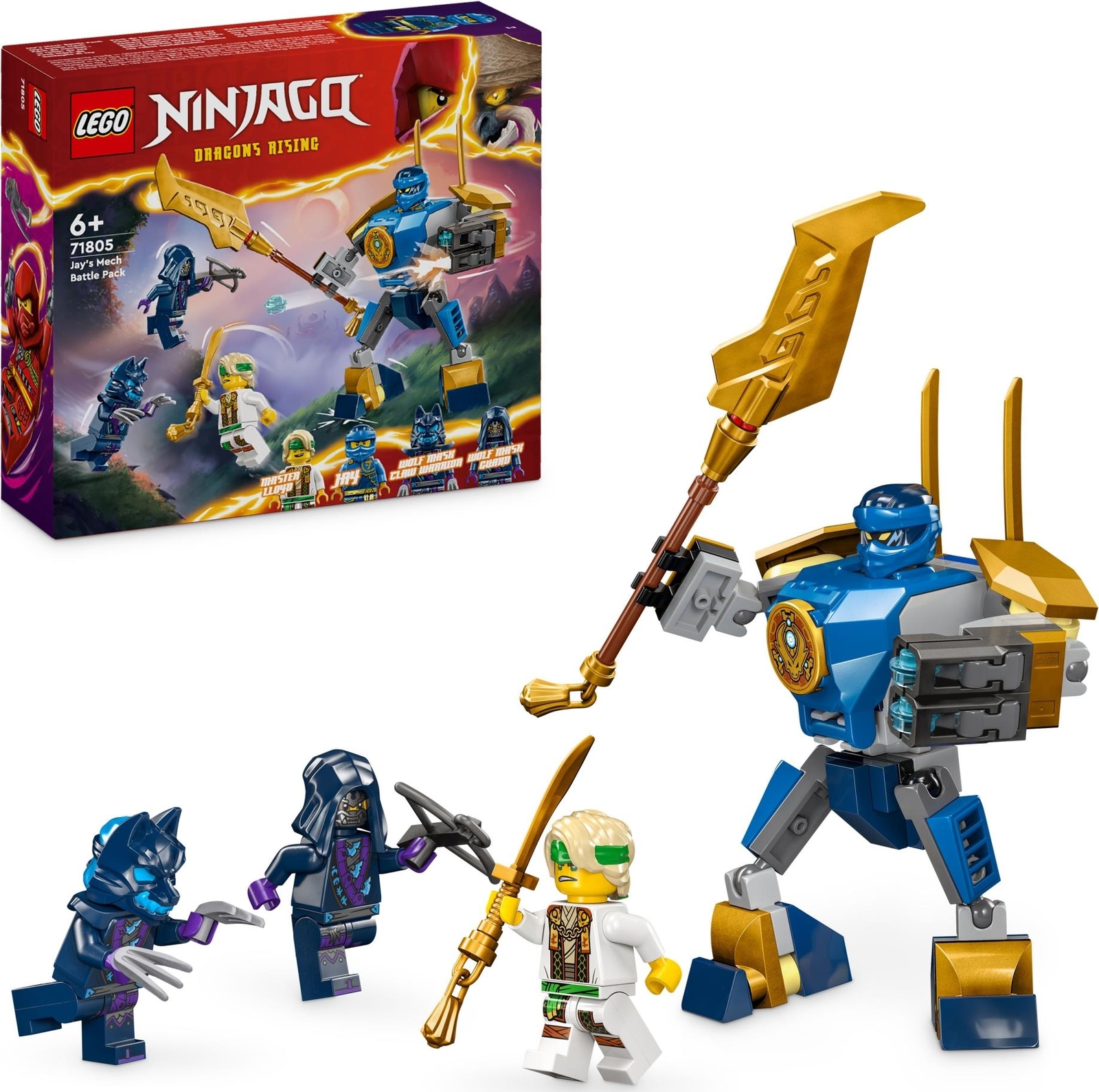 Merchandising Lego: 71805 - Ninjago - Pack Mech Da Battaglia Di Lloyd
