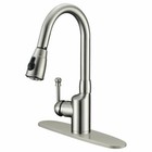 Kitchen Faucet Pullout Brushed Nickel LK6B by LessCare