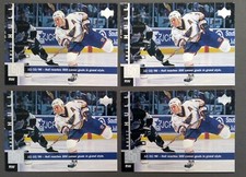 4 NM UPPER DECK 1997-98 GAME DATED 12/22/96 HOCKEY CARDS #141 BRETT HULL BLUES