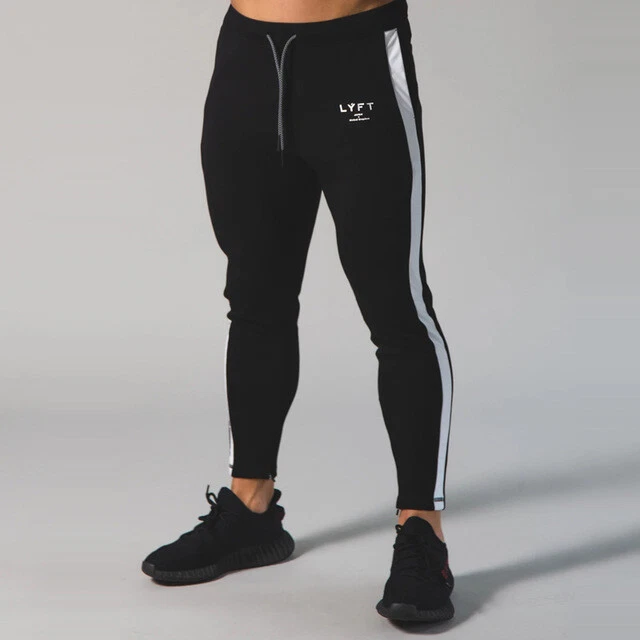 Mens Casual Sports Pants Sweatpants Joggers Breathable Fitness Hip Hop Trousers