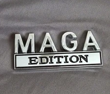  MAGA Edition METAL Emblem Fender Trunk Tailgate Badge Decal Sticker FREE GIFTS