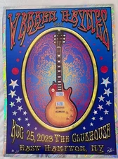 Warren Haynes – East Hampton 2023 Lava Foil Poster by Michael DuBois (AE 12/30)