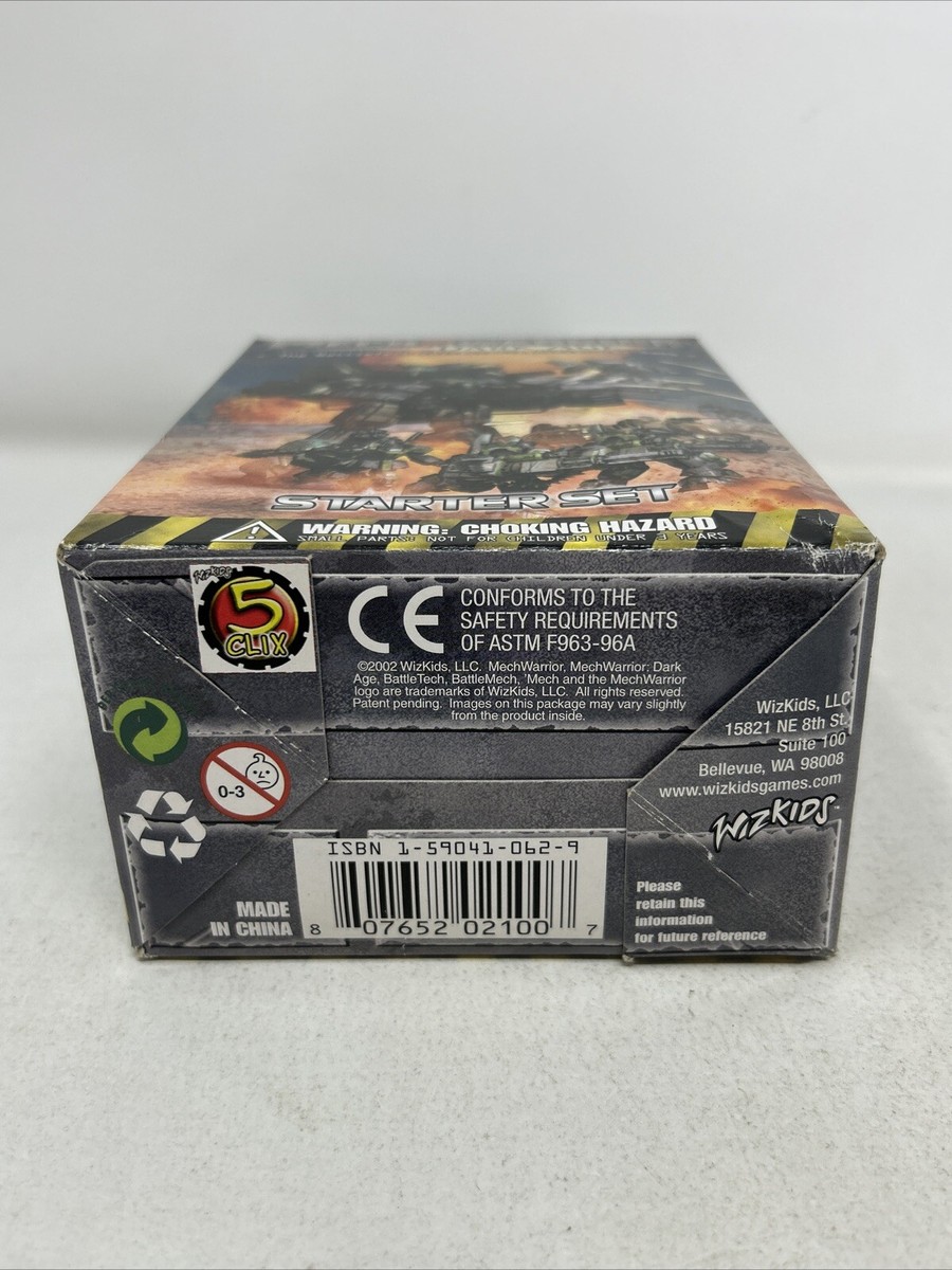 Mech Warrior Dark Age BattleTech Miniatures Starter Set WizKids