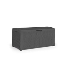 Suncast 122-Gallon Extra Large Resin Wicker O...
