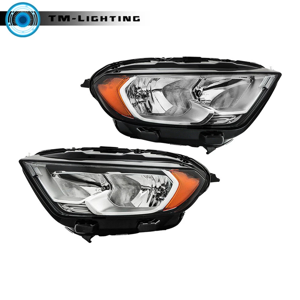 Par de faros halógenos para Ford EcoSport 2018-2022 sin proyector Foto 2 de 4