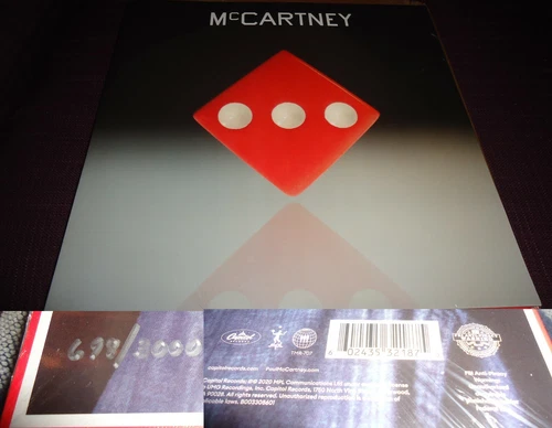Paul McCartney –iii 3 111-2021 RED vinyl LP-698/3000 Third Man Records FBI stamp