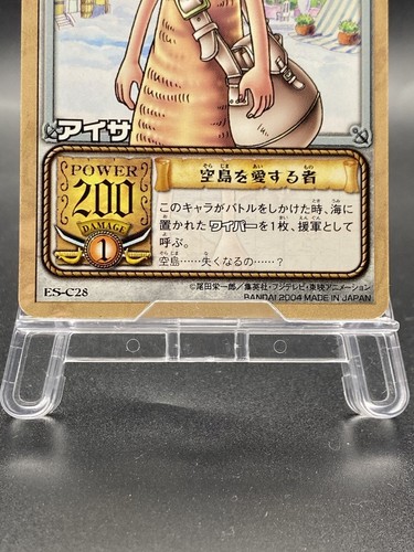 Aisa One Piece Card Game Japanese Vintage TCG Bandai ES-C28 - Picture 3 of 7