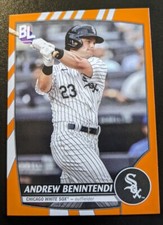 2023 Topps Big League Baseball Andrew Benintendi Orange Parallel #133 White Sox