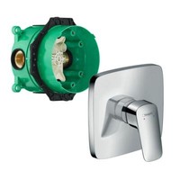 Hansgrohe Logis Unterputz Dusche Brausemischer 71605000 + Ibox 01800180 Set