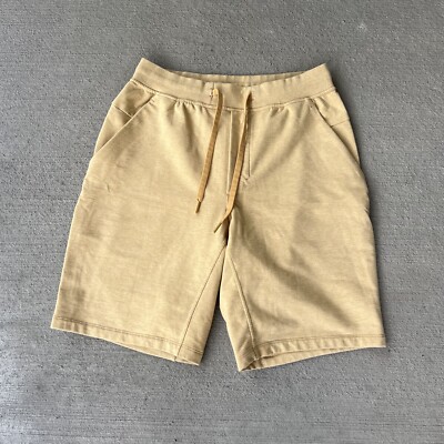 Lululemon Men’s City Shorts Size M Athletic Performance Khaki Tan - Main Image