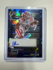 Jordon Davison 2024 Leaf Pro Set Power Auto /8 Blue Crystal Mater Dei Monarch