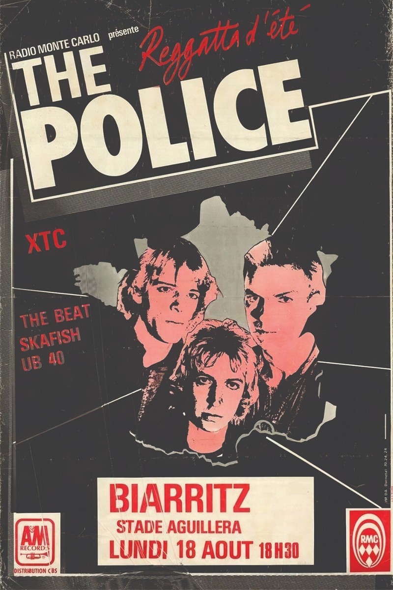 THE POLICE CONCERT POSTER QUALITY PHOTO PAPER/CANVAS R444 | eBay