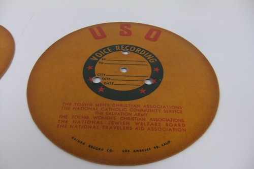 USO Letter on a Records WWII - Picture 3 of 24