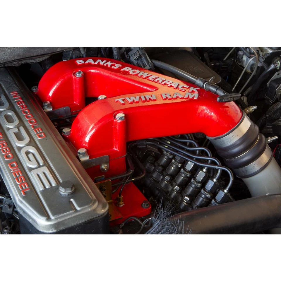 Banks Power 42710 Twin-Ram Intake Manifold for 94-98 Dodge Ram 2500/3500 5.9L Foto 4 de 4