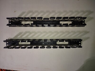 Panduit 19'' 1u Rack Mount Horizontal Cable Manager Management 2 pack