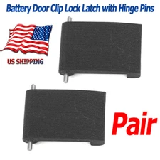 For SDS100 Scanner Battery Door Clip Lock Latch Battery Clip with Hinge Pins 2X
