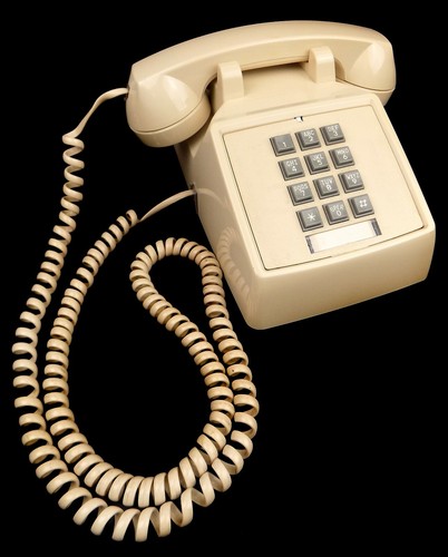 Vintage Premier Beige Push Button Home Desk Phone HAC 2500 - 第 1/8 張圖片