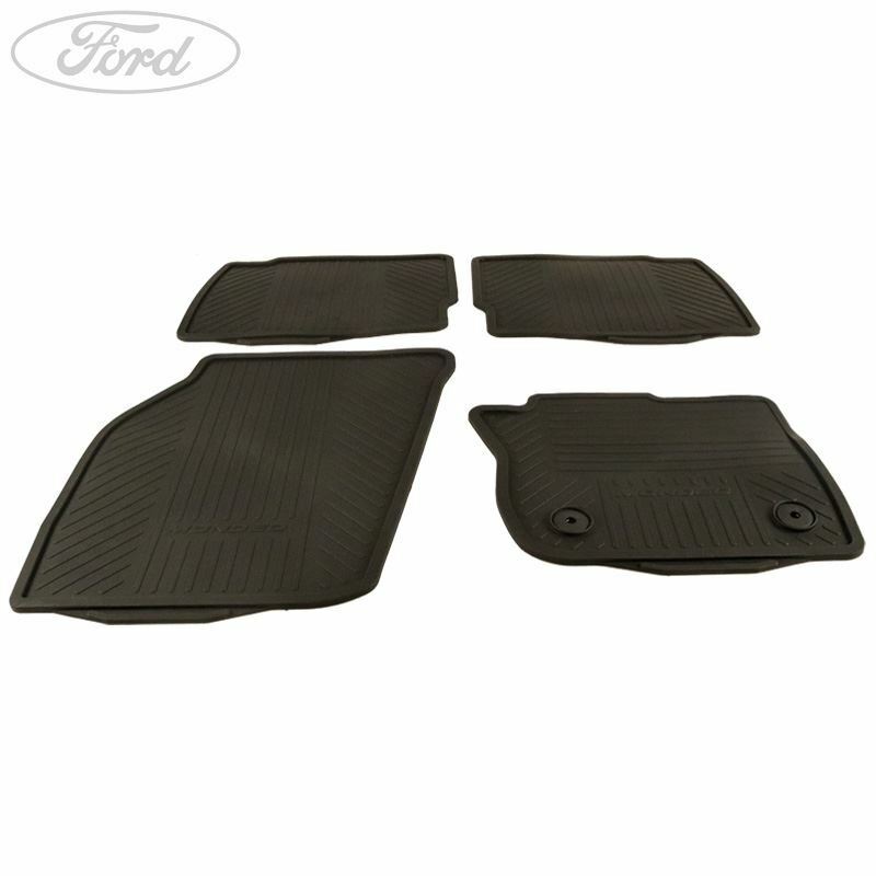 Genuine Ford MONDEO Mk5 Front & Rear Floor Contour Mat Kit Rubber 
