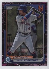 2024 Bowman Draft Chrome Fuchsia Lunar Refractor /199 Jeremy Rodriguez 15sd