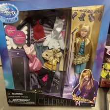 New sealed, Disney store exclusive Hannah Montana fashion wardrobe doll play Set