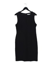 John Lewis Bodycon Midi Dress UK14 in Black