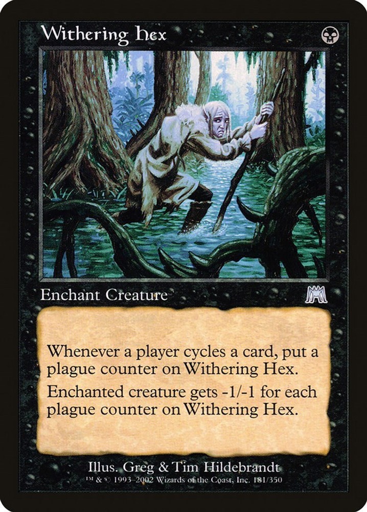 Withering Hex - 181 - NM - Onslaught