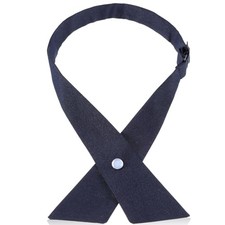 Larrel School Ties,Bow Tie for Men Women,Adjustable Criss-Cross Bowtie School