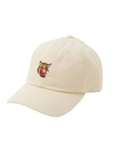 Onitsuka Tiger Baseball Cap Off White 100% Cotton 3183B120 Curved Visor JAPAN