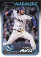 2024 Topps Series 2 #488 Andres Munoz Seattle Mariners