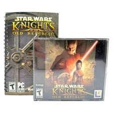 Star Wars Knights of the Old Republic (PC, 2004) 4 Disc Set with Bound Manual