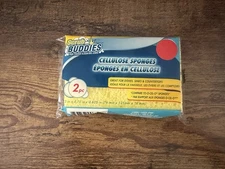 The 2pk Scrub Buddies Cellulose Sponges for Dishes Sinks Countertops
