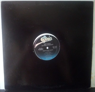 Rod Stewart Jeff Beck People Get Ready US Promo 12 Inch Single 1985 Unplayed