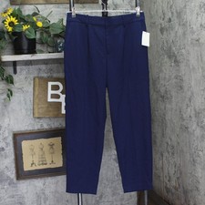 A New Day Womens Tapered Ankle Pants 94655740 Navy Blue 10