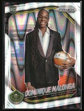 2025 Panini Prizm WNBA #144 Dominique Malonga White Seismic Prizms Seattle Storm
