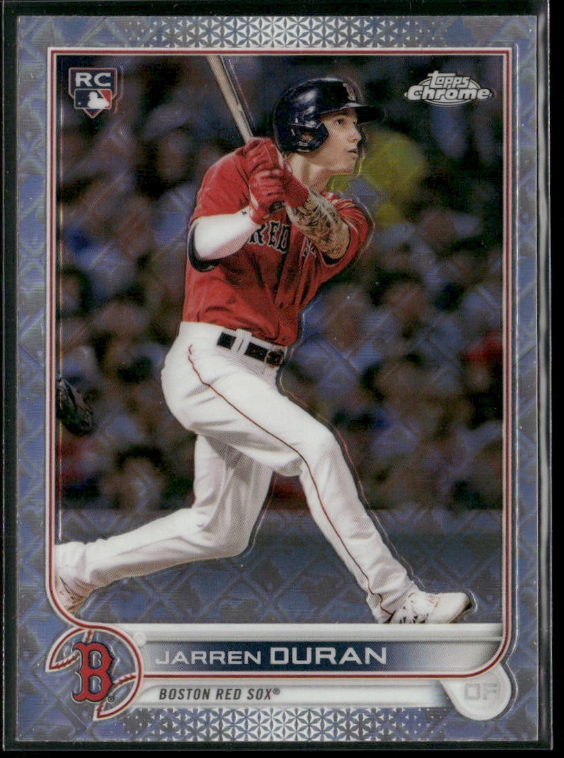 2022 Topps Chrome Logofractor Edition #4 Jarren Duran Rookie RC