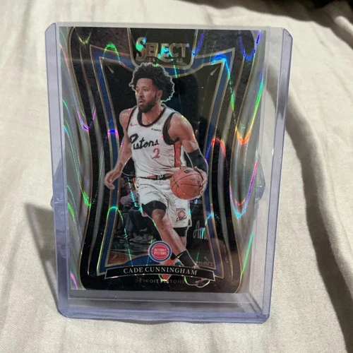 2024-25 panini select #301 Cade Cunningham Tectonic Prizm Detroit Pistons