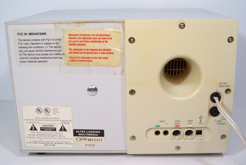 Altec Lansing ADA-305 Multimedia 2.1 Computer Audio System L/R Speaker & Sub - 第 4/24 張圖片