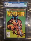 Wolverine Limited Series #4 Cgc Graded 9.4 White Pages Frank Miller