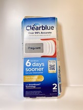 Clearblue - Digital Pregnancy Test 6 Days Sooner Early Detection - 2 tests -New