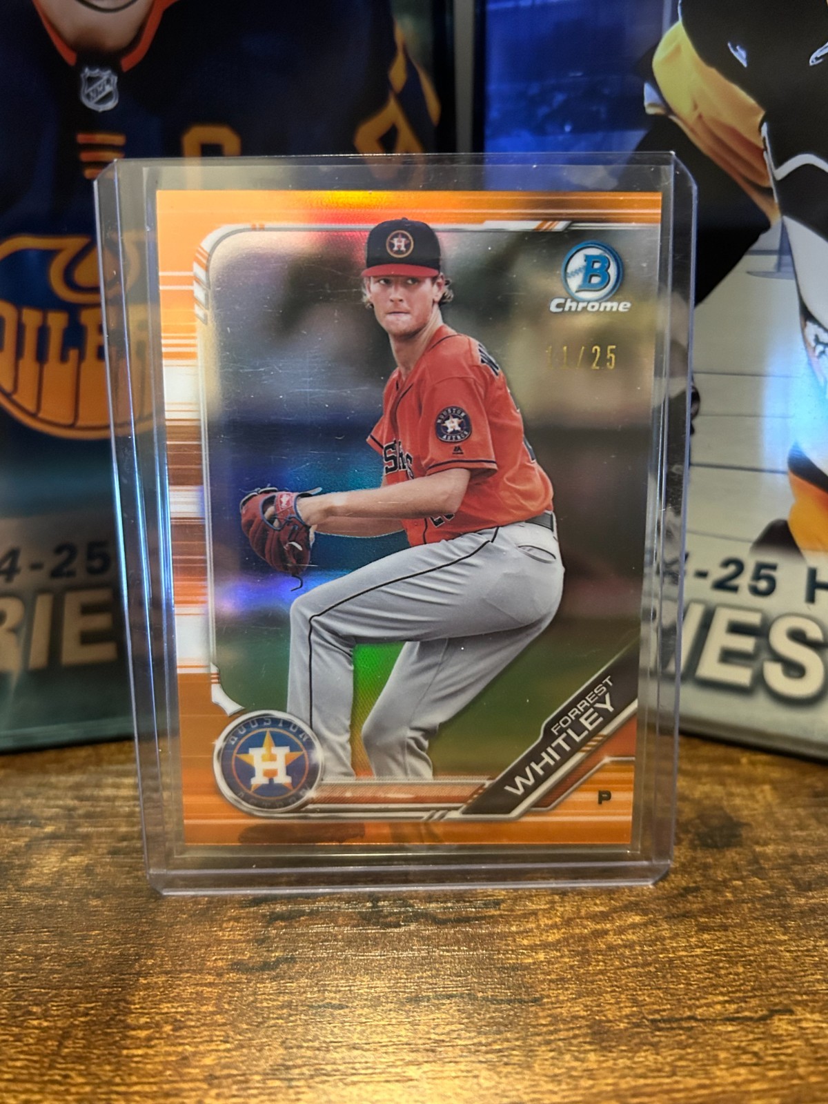 2019 BOWMAN CHROME PROSPECTS FORREST WHITLEY ORANGE REFRACTOR /25 #BCP52