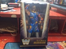 NEW WWE Elite Ultimate Warrior Wrestlemania 12 Action Figure Ringside Exclusive